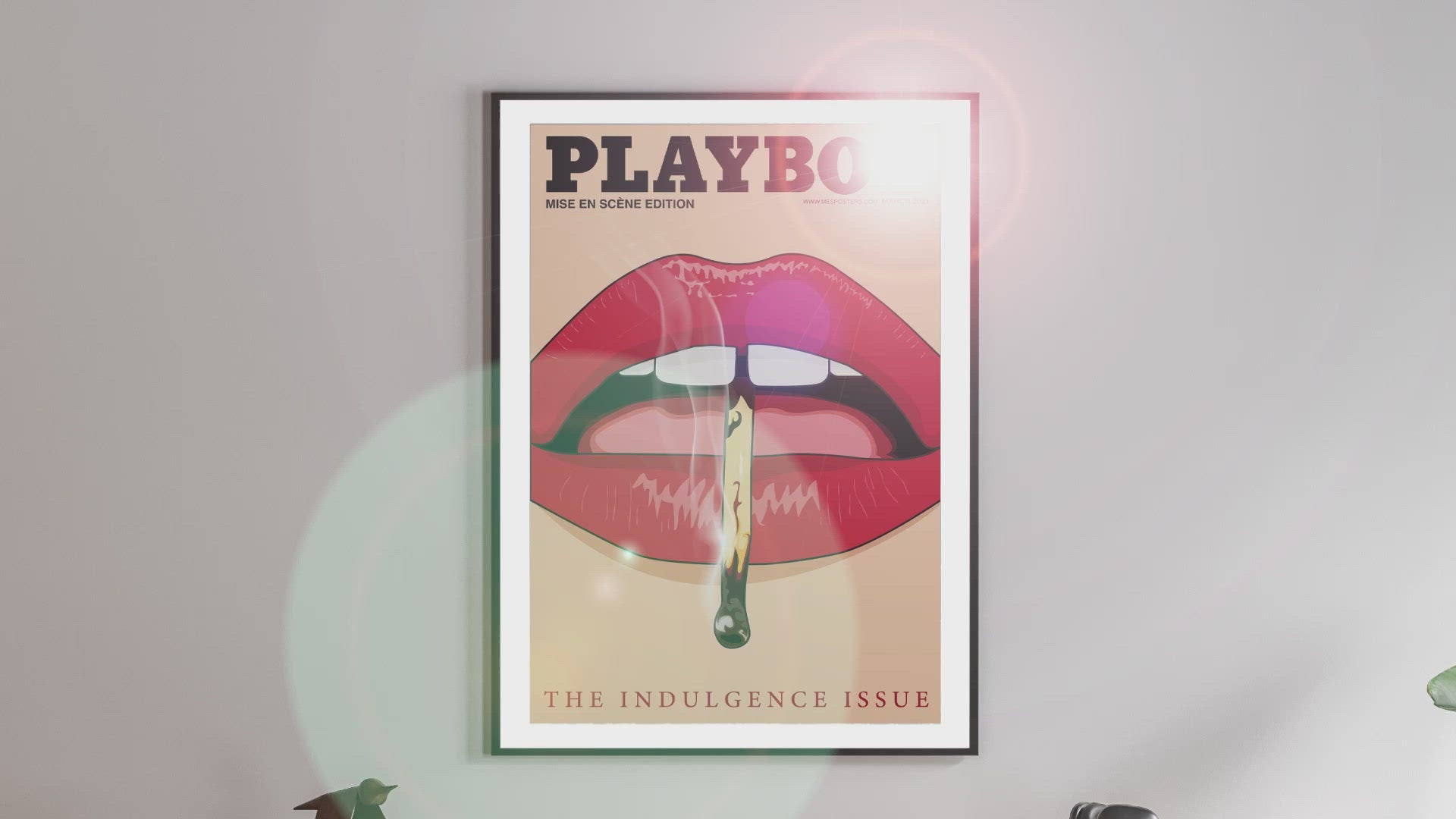 Premium & Sustainable Playboy Magazine Poster Print. Hand crafted in the UK from the highest quality paper, created with sustainable FSC paper. Texturised inks, brings the poster to life. Available to purchase with a Polcore Recycled Plastic Frame with Perspex screening to let your print do the talking. Global shipping